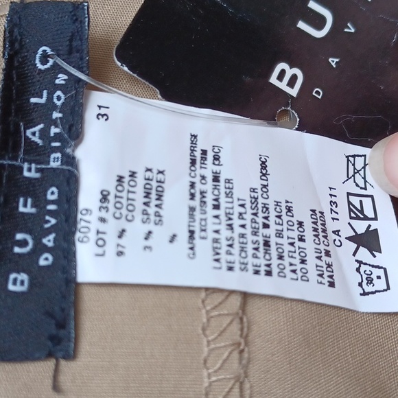 Buffalo "Erin" Pleated Hip Hugger Mini Skirt NEW- Sz. 31/Lrg - Picture 3 of 8